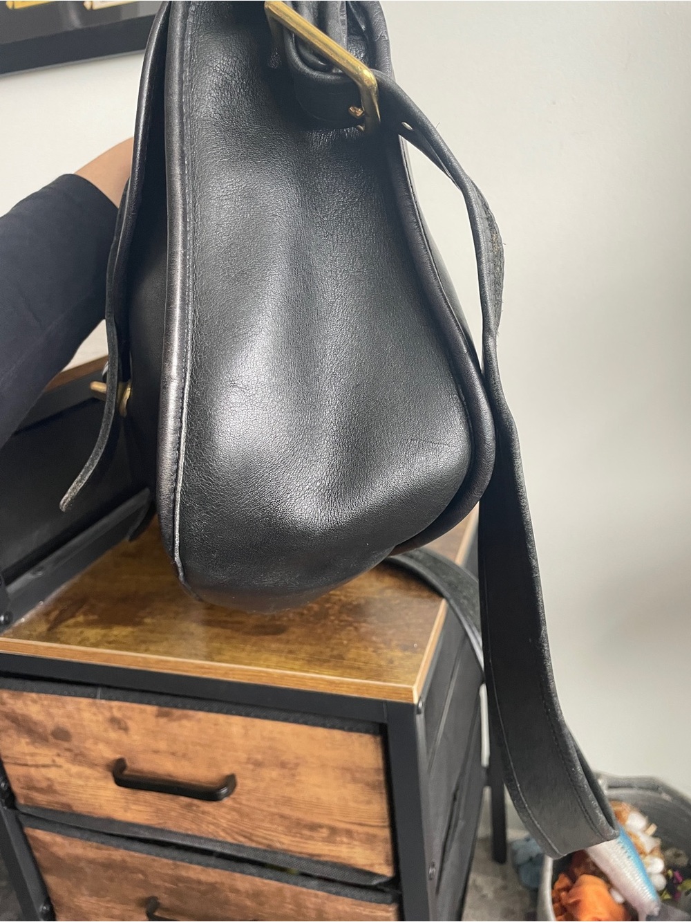Black Vintage Coach Carrier Messenger Bag Made in New York City Style 9800 - Picture 7 of 16